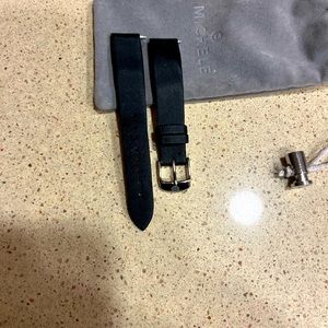 Michele Black Satin Watch Band 🖤